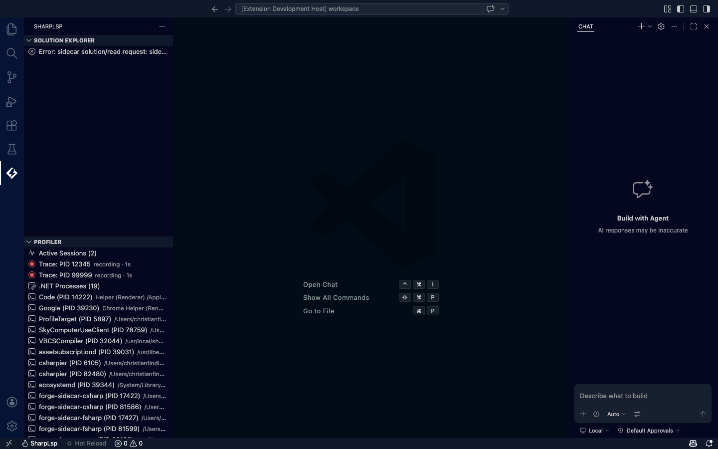 Profiler in VS Code
